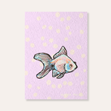Albino Goldfish Mini Art Print