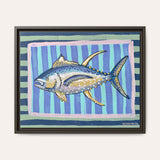 Blue Fin Tuna Framed Fine Art Canvas Print