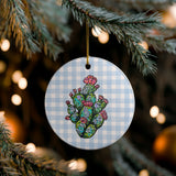 Prickly Pear Ceramic Ornament