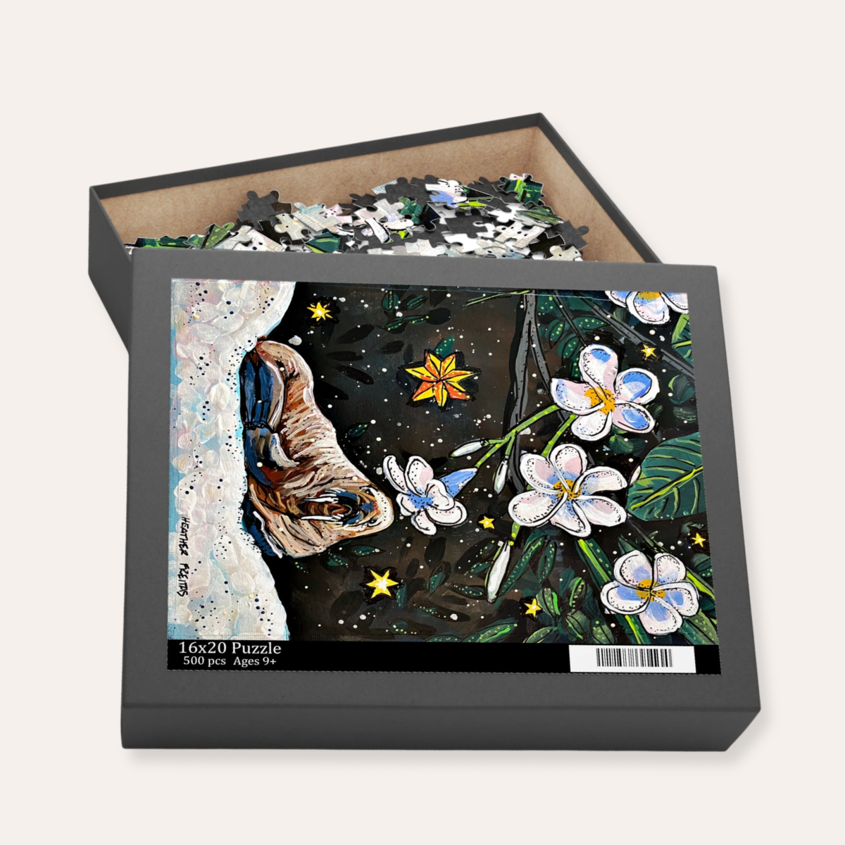 Walrus Plumeria Fine Art Puzzle