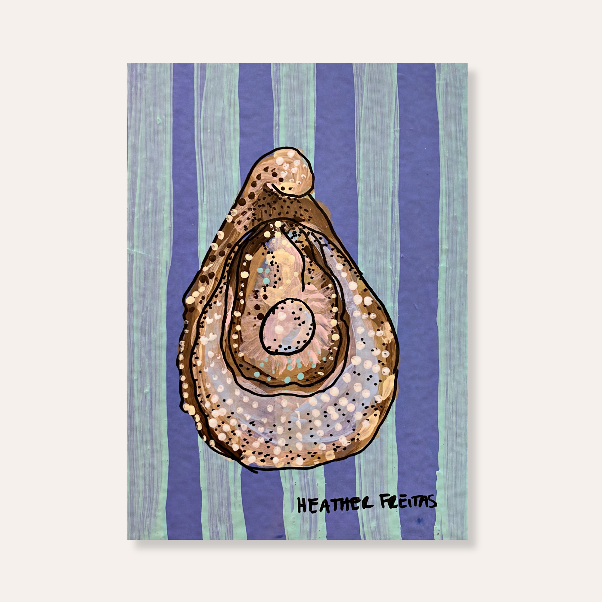 Oyster Mini Fine Art Print
