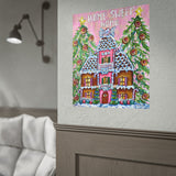 Home Sweet Home Gingerbread House Art Print