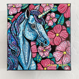 Passion Floral Unicorn ( Original Painting )