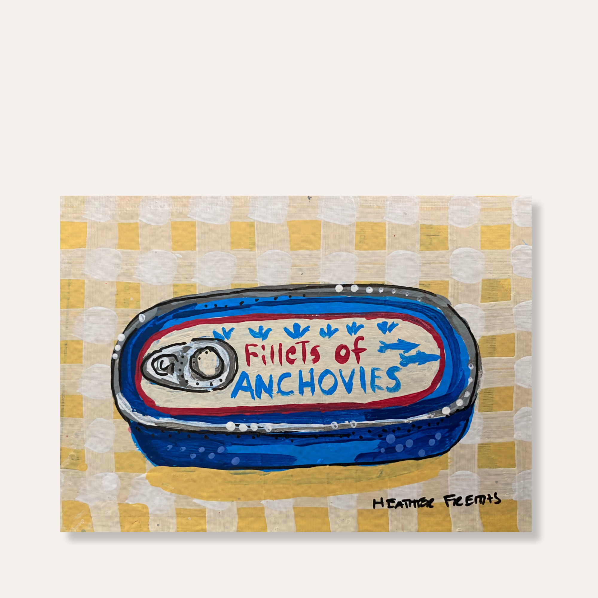 Anchovies Mini Fine Art Print