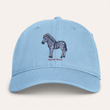 Zebra Washed Cotton Cap