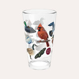 Birds & Butterflies 16oz Collectors Glass