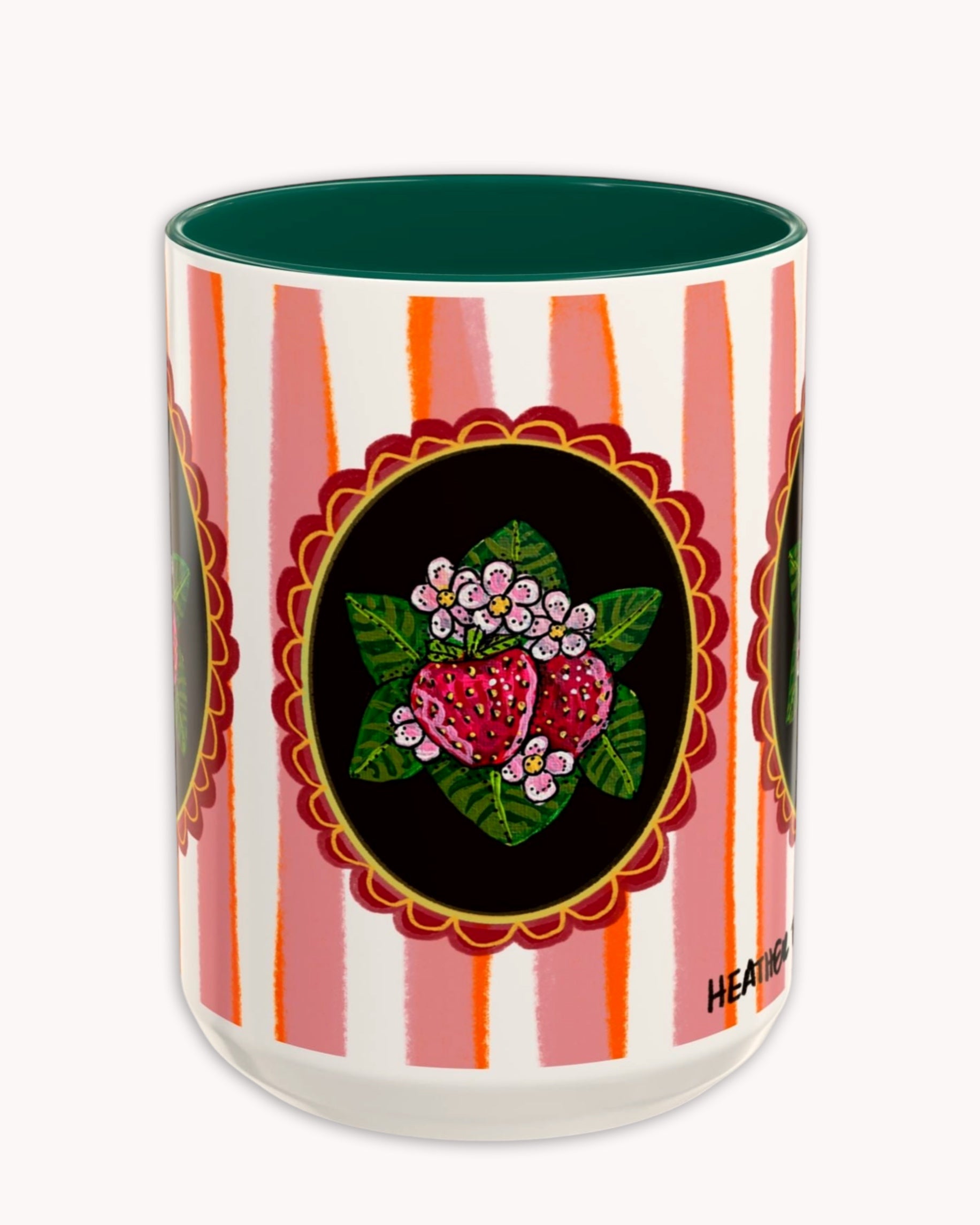 Strawberry Coffee Mug 15oz