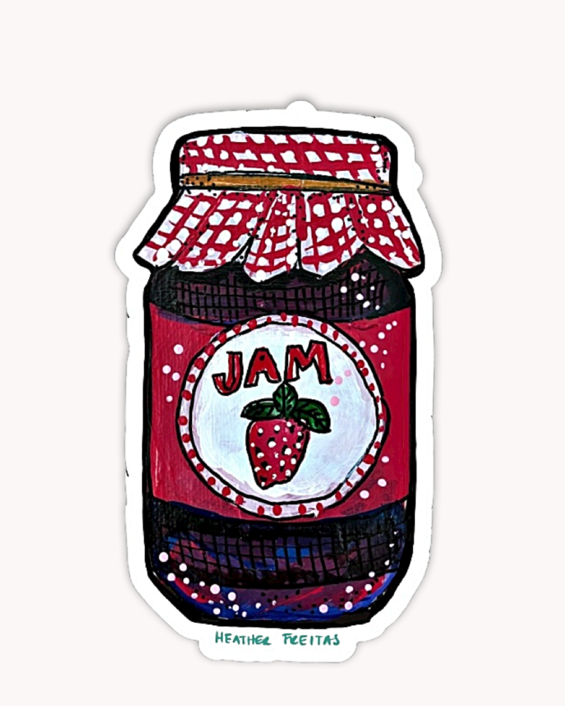 Strawberry Jam Sticker