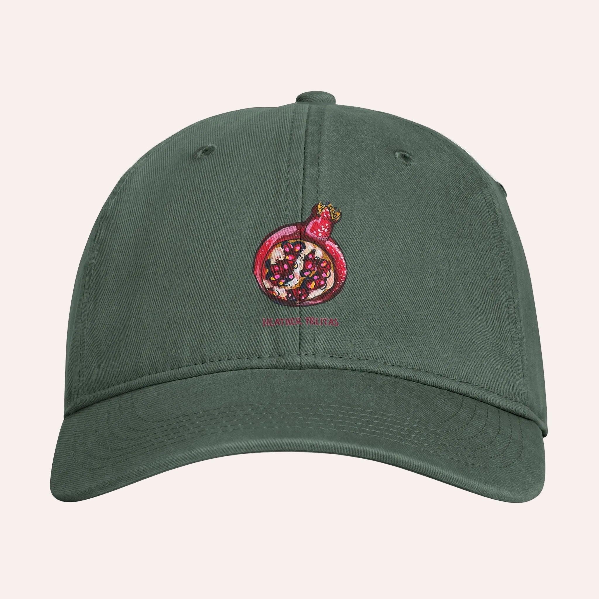 Pomegranate Washed Cap