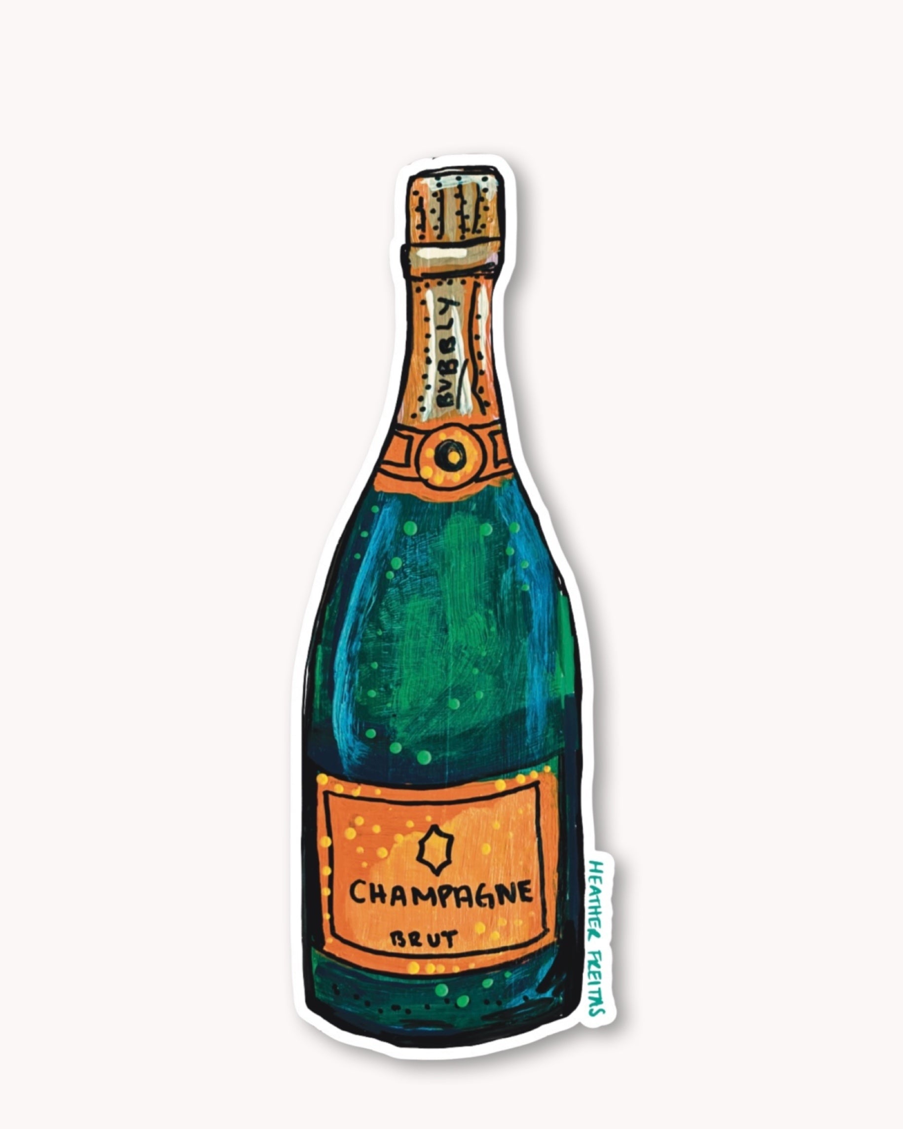 Bubbly Sticker
