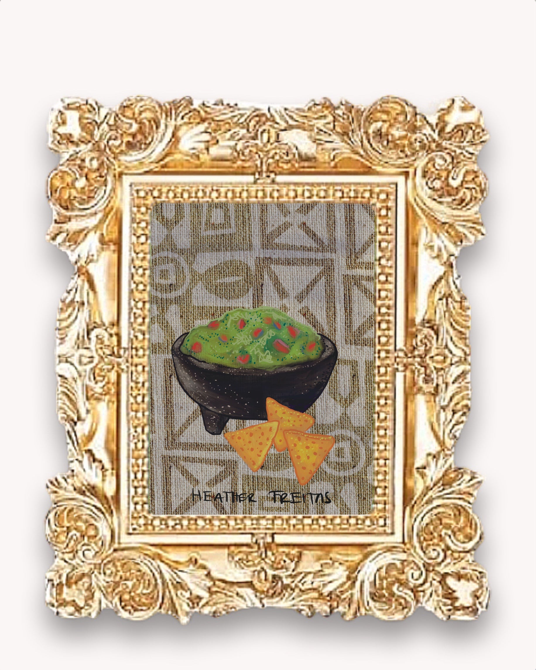 Guacamole Framed Magnet ( Small )