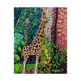 Twilight Snack Giraffee Art Print