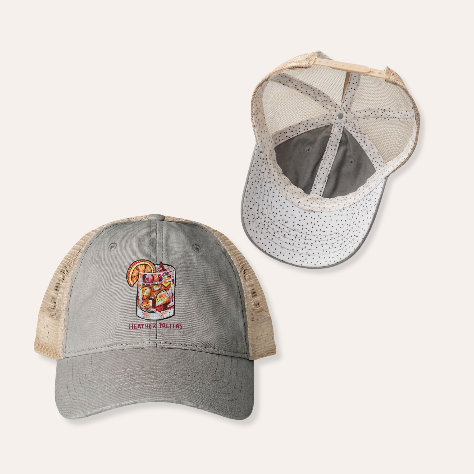 Old Fashioned Women's Washed Mesh-Back Cap
