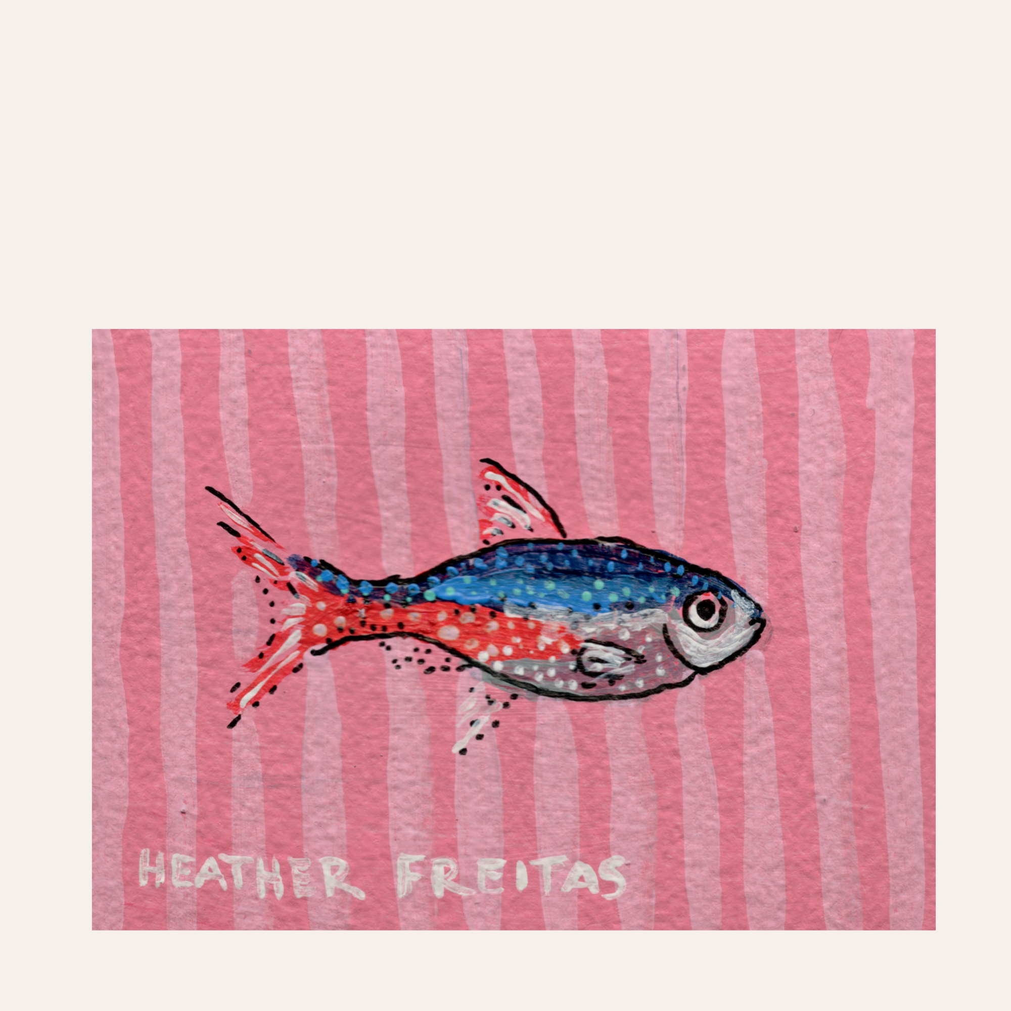 Neon Tetra Mini Fine Art Print