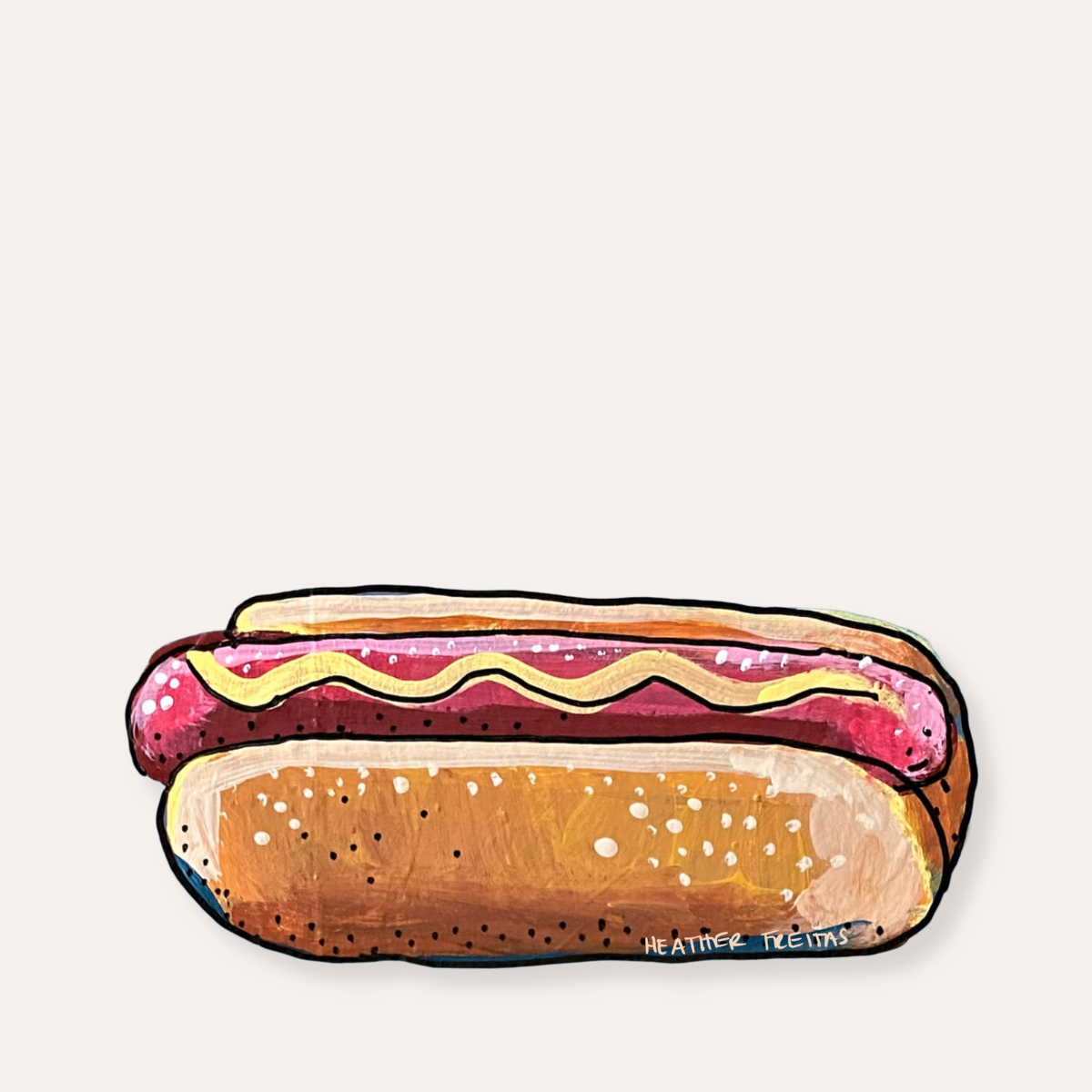 Hot Dog Sticker