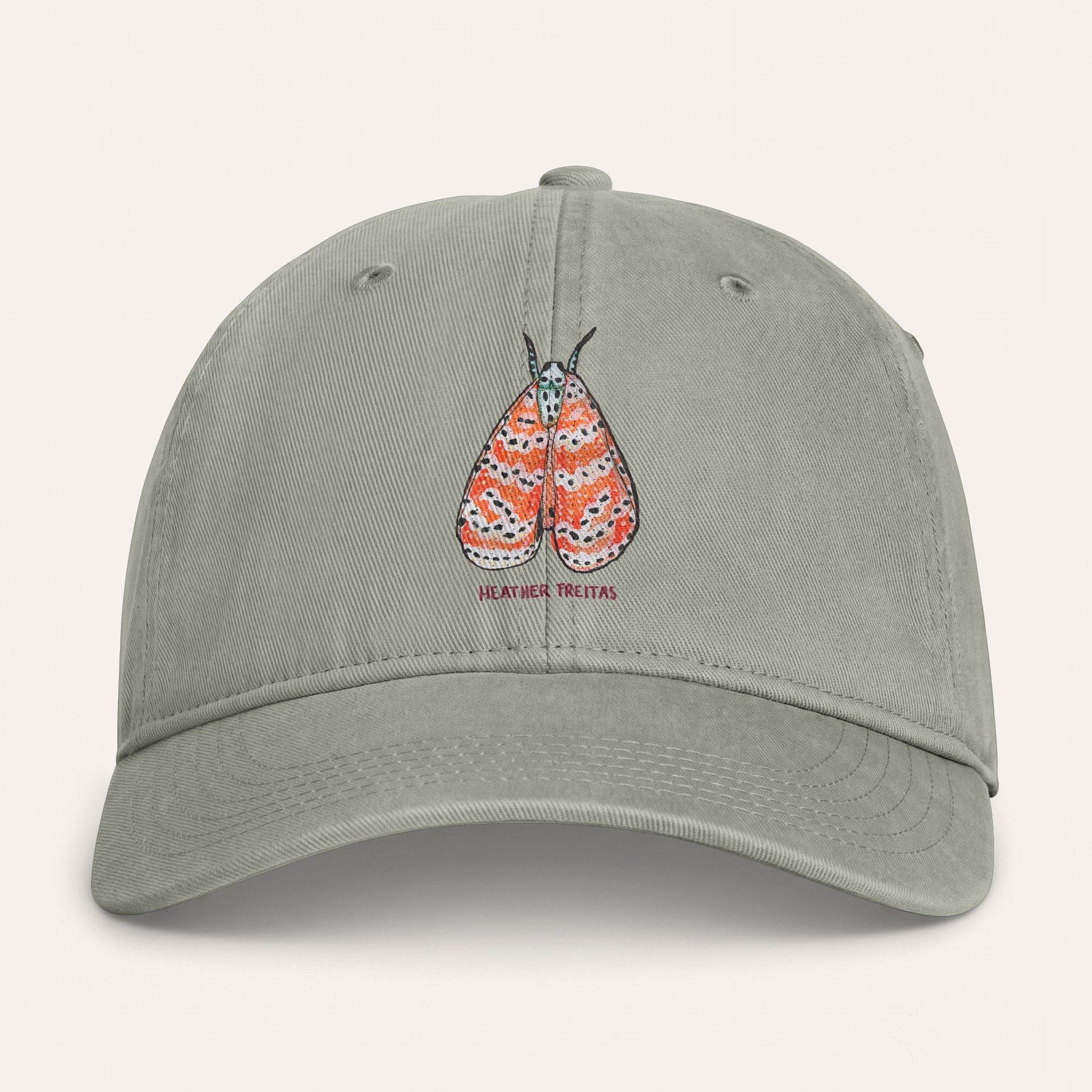 Bella Moth Washed Cotton Cap