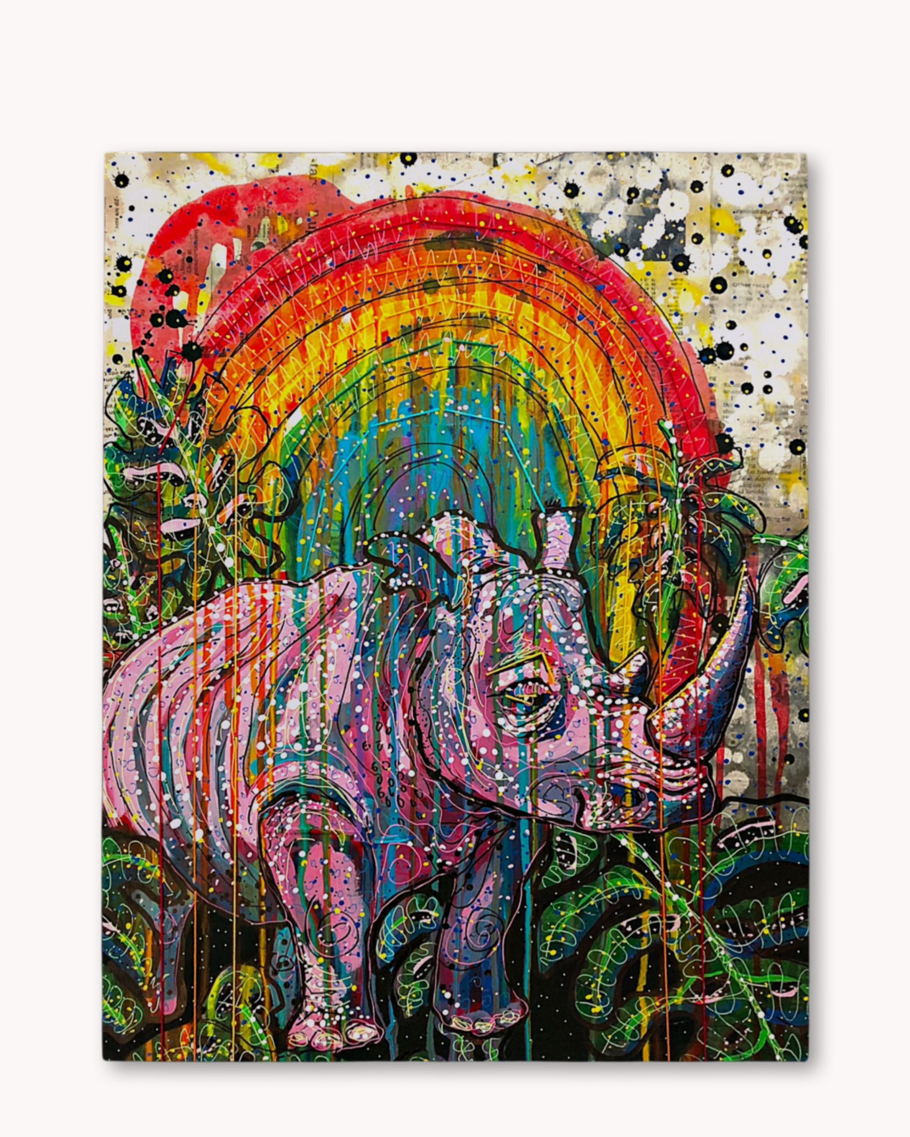 Save The Fat Unicorn - Economy Print