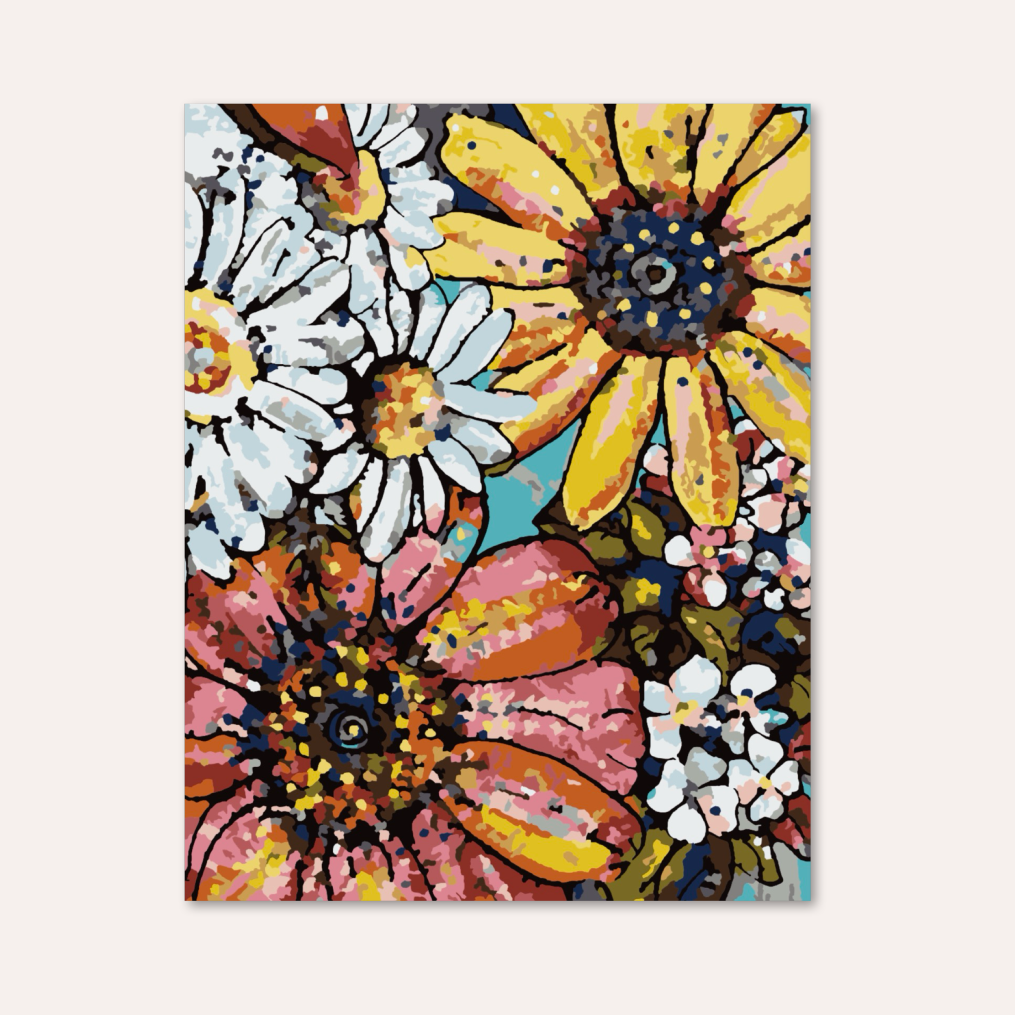 Flower Power - Paint by Numbers Kit