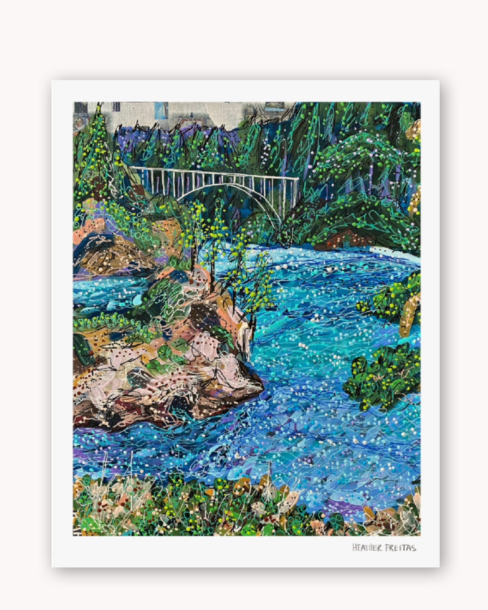 Forest Lagoon Fine Art Print