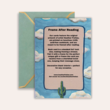 Saguaro In The Clouds Frameable Greeting Card