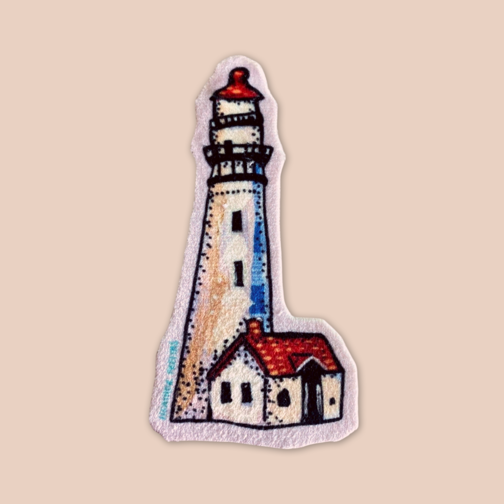 Lighthouse - Sew On Velveteen Patch