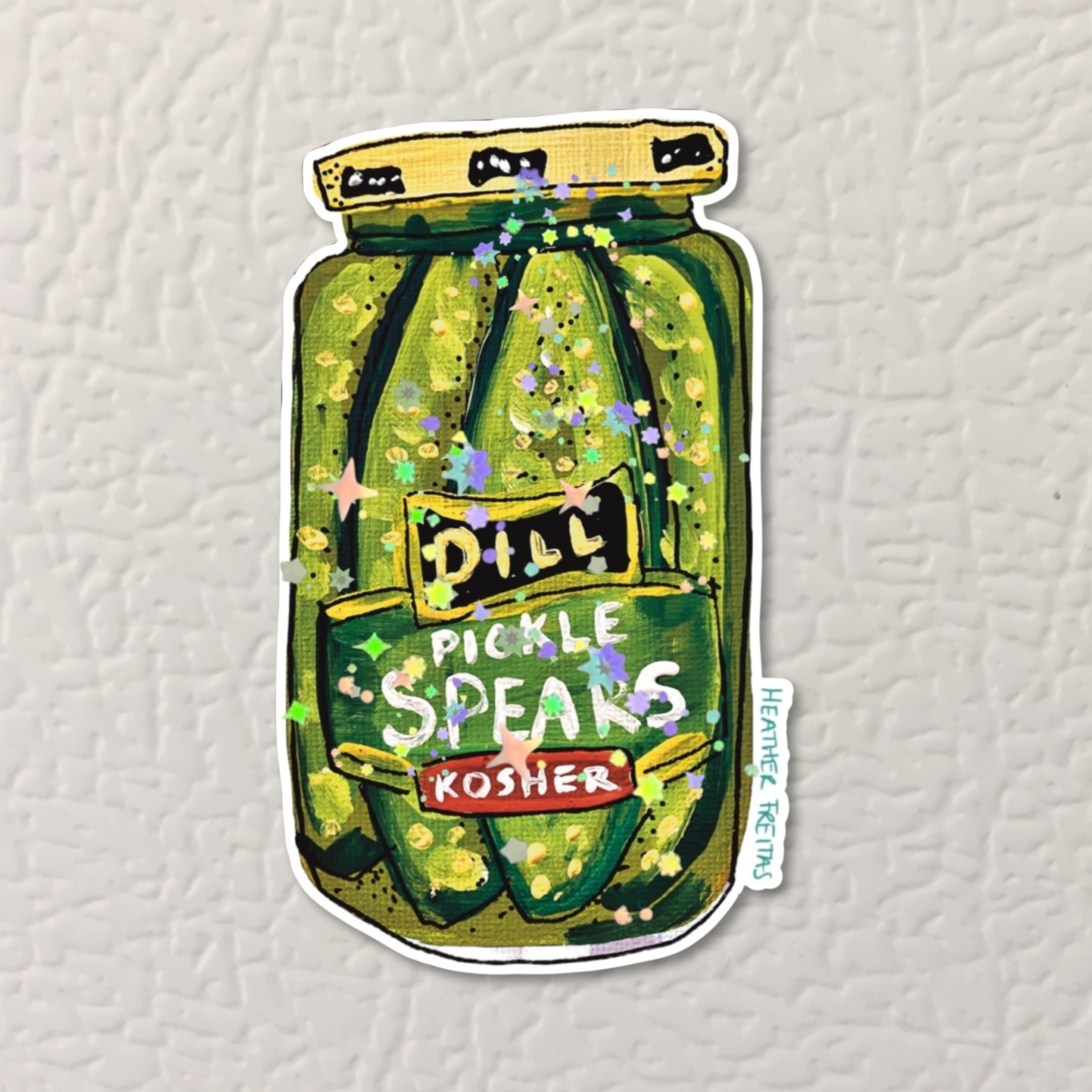 Pickle Spears Magnet ( Die-Cut )