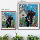 Jupiter Black Cat Hand Signed Fine Art Print