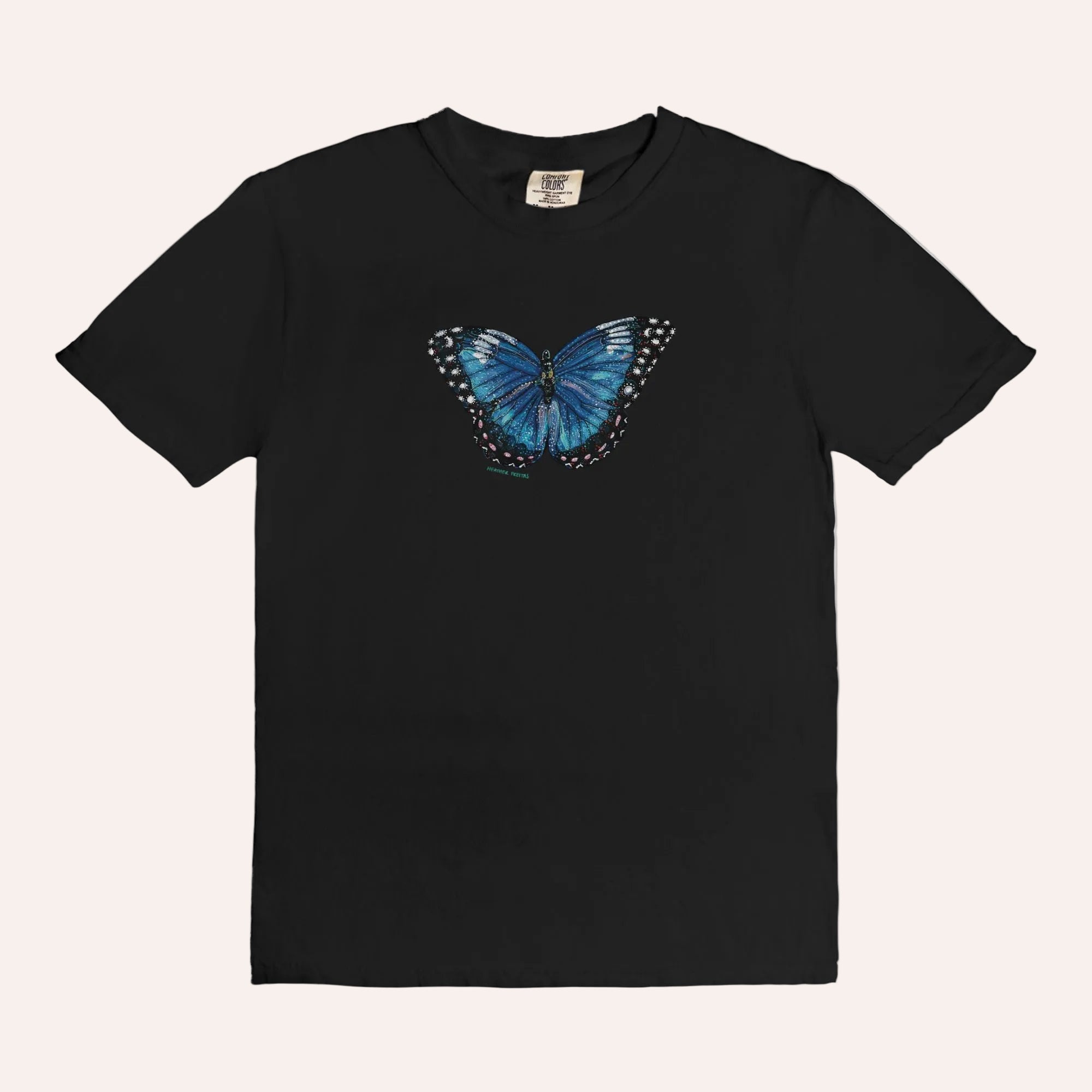 Blue Butterfly Tee