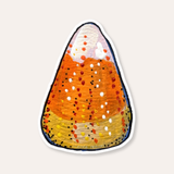 Candy Corn Vinyl Sticker