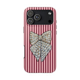Silver Ribbon Tough Phone Cases
