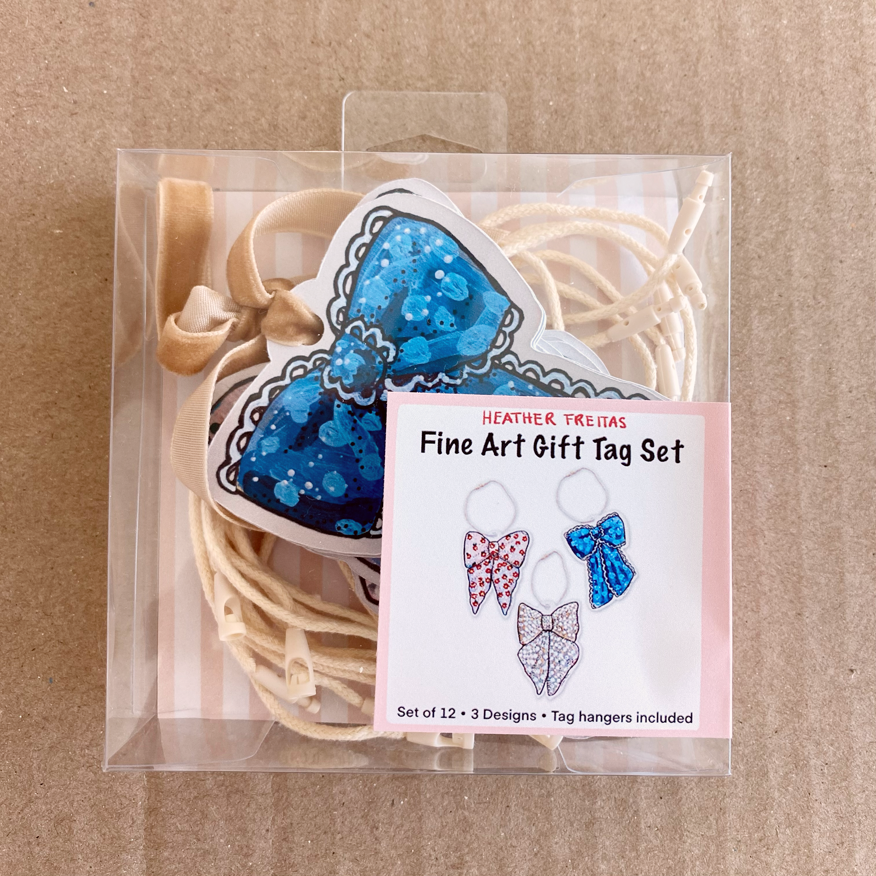 Ribbon Fine Art Gift Tags ( 12 pack )