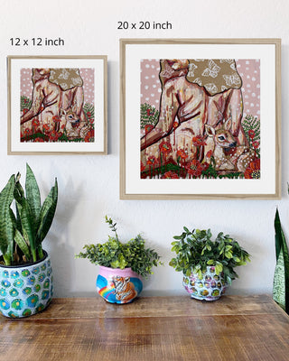 Fawn Framed & Mounted Print