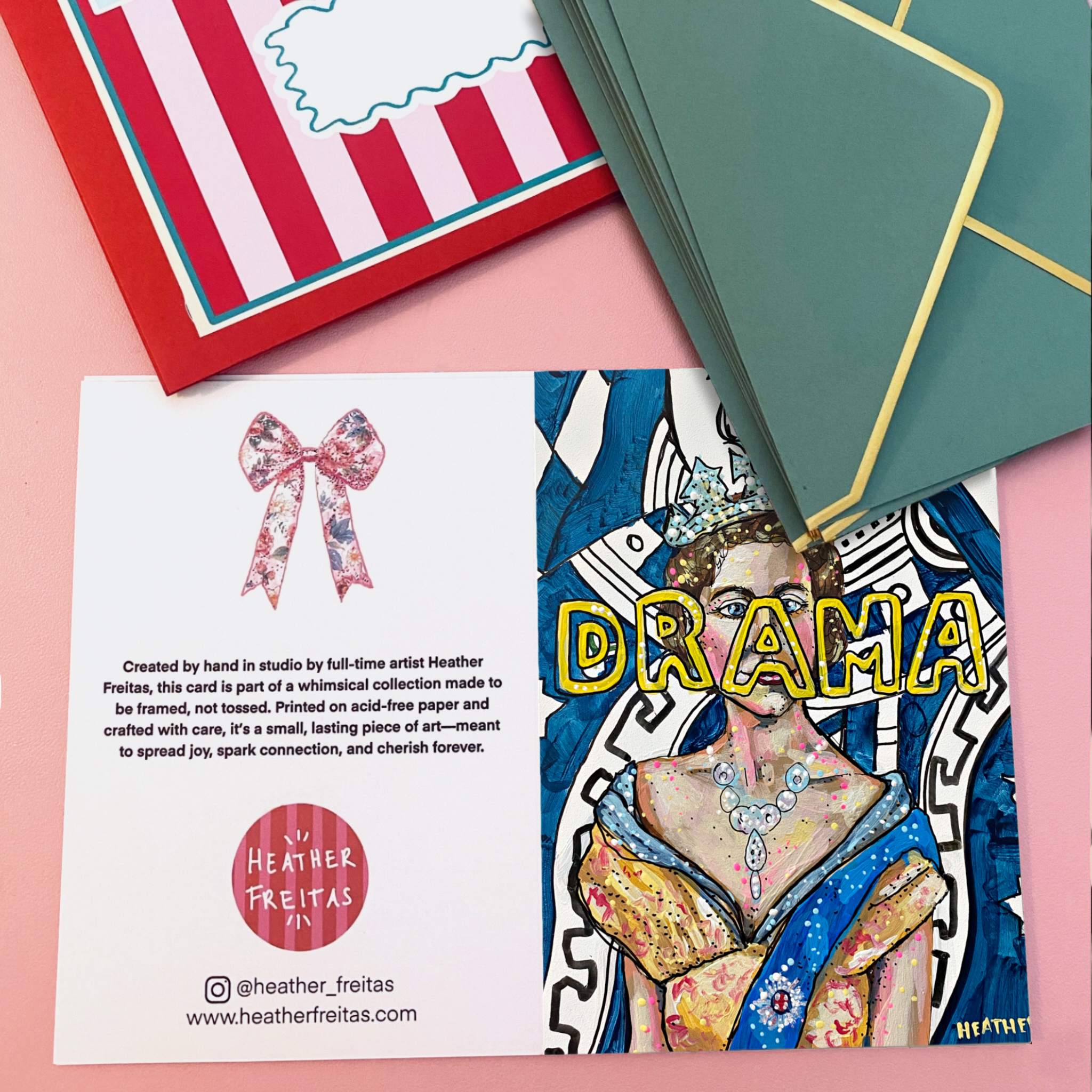 Drama Queen - Greeting Card / Fine Art Print