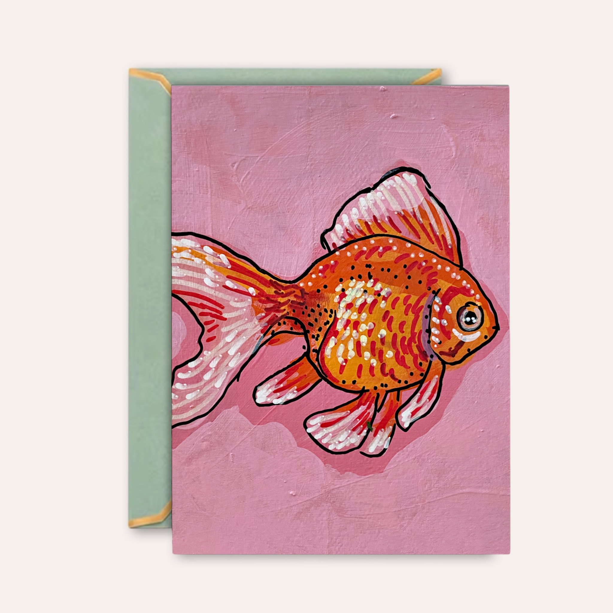 Fancy Goldfish Fine Art Greeting Card