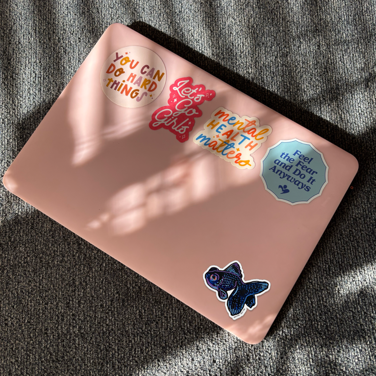 Black Moor Goldfish Sticker