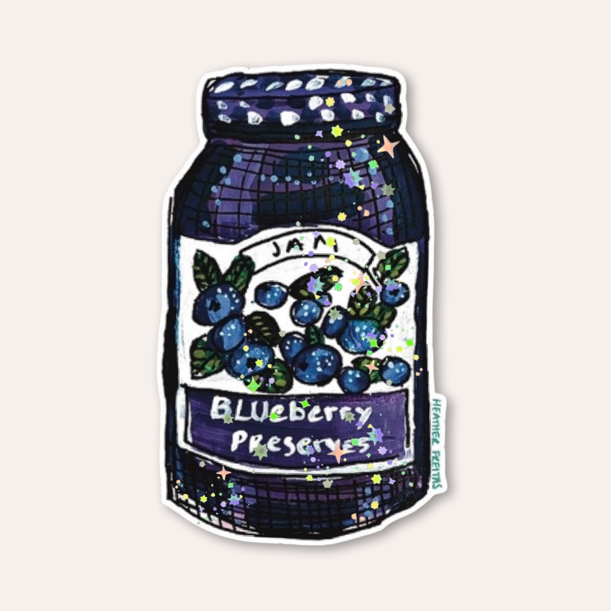 Blueberry Jam Sticker