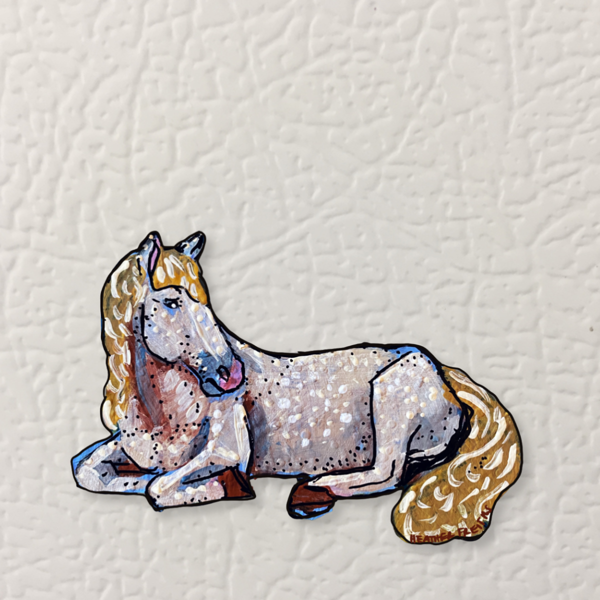 Resting Horse Magnet ( Die-Cut )