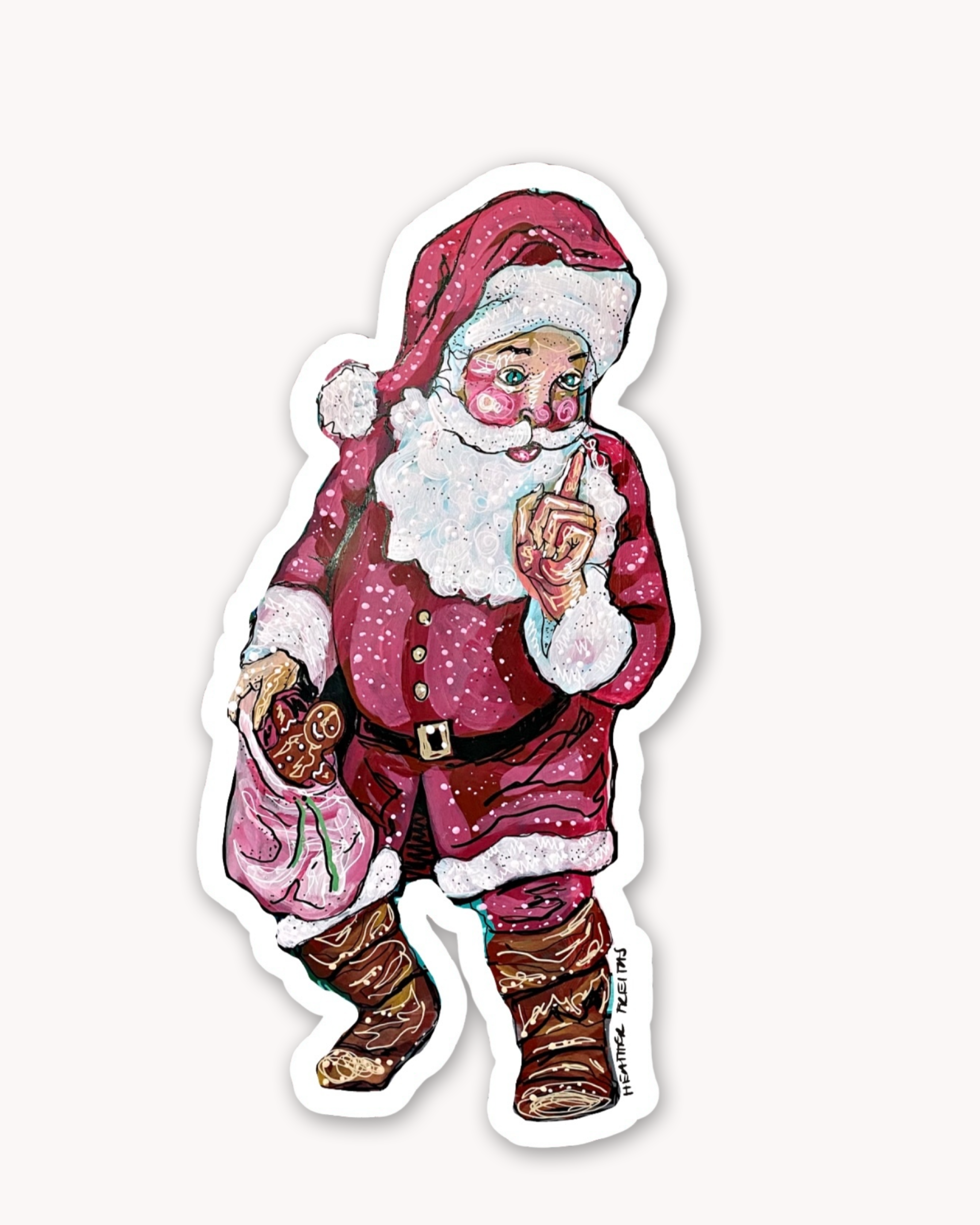 Santa Sticker