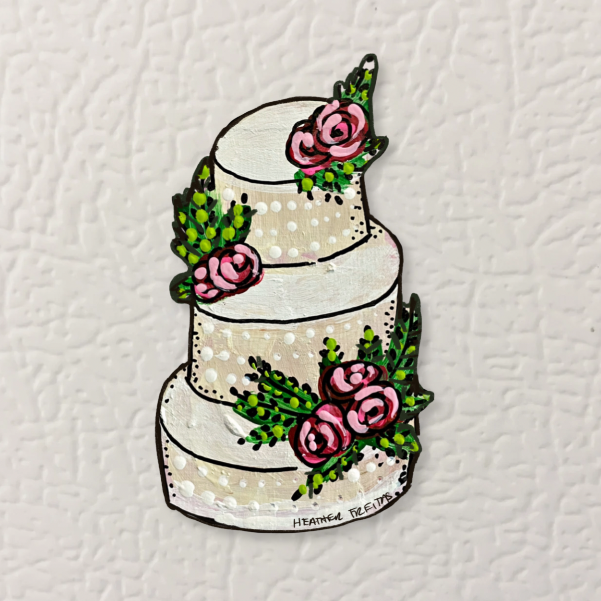 Fancy Cake Magnet ( Die-Cut )