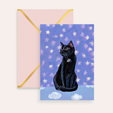 Bombay Cat Fine Art Greeting Card