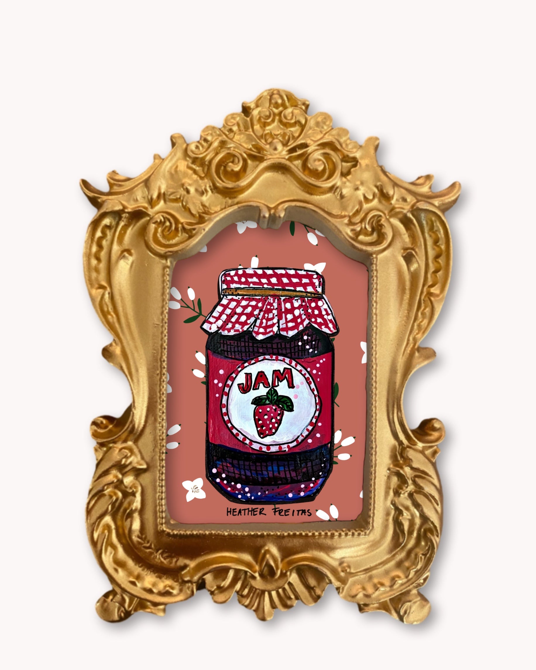 Strawberry Jam - Mini framed print