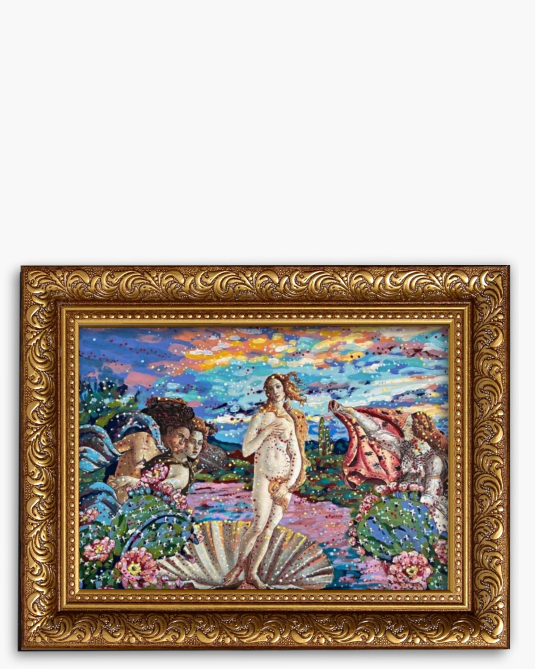 Desert Birth Of Venus Fine Art Magnet ( Large )