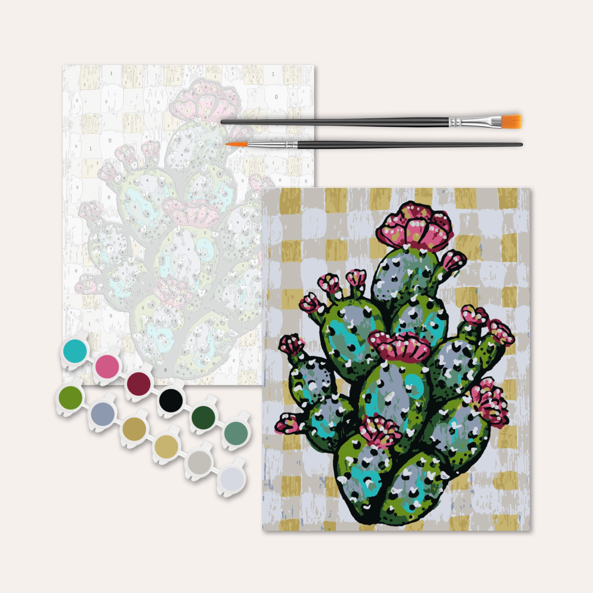 Prickly Pear - Paint by Numbers Kit