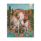 Cowgirl Ghost Art Print