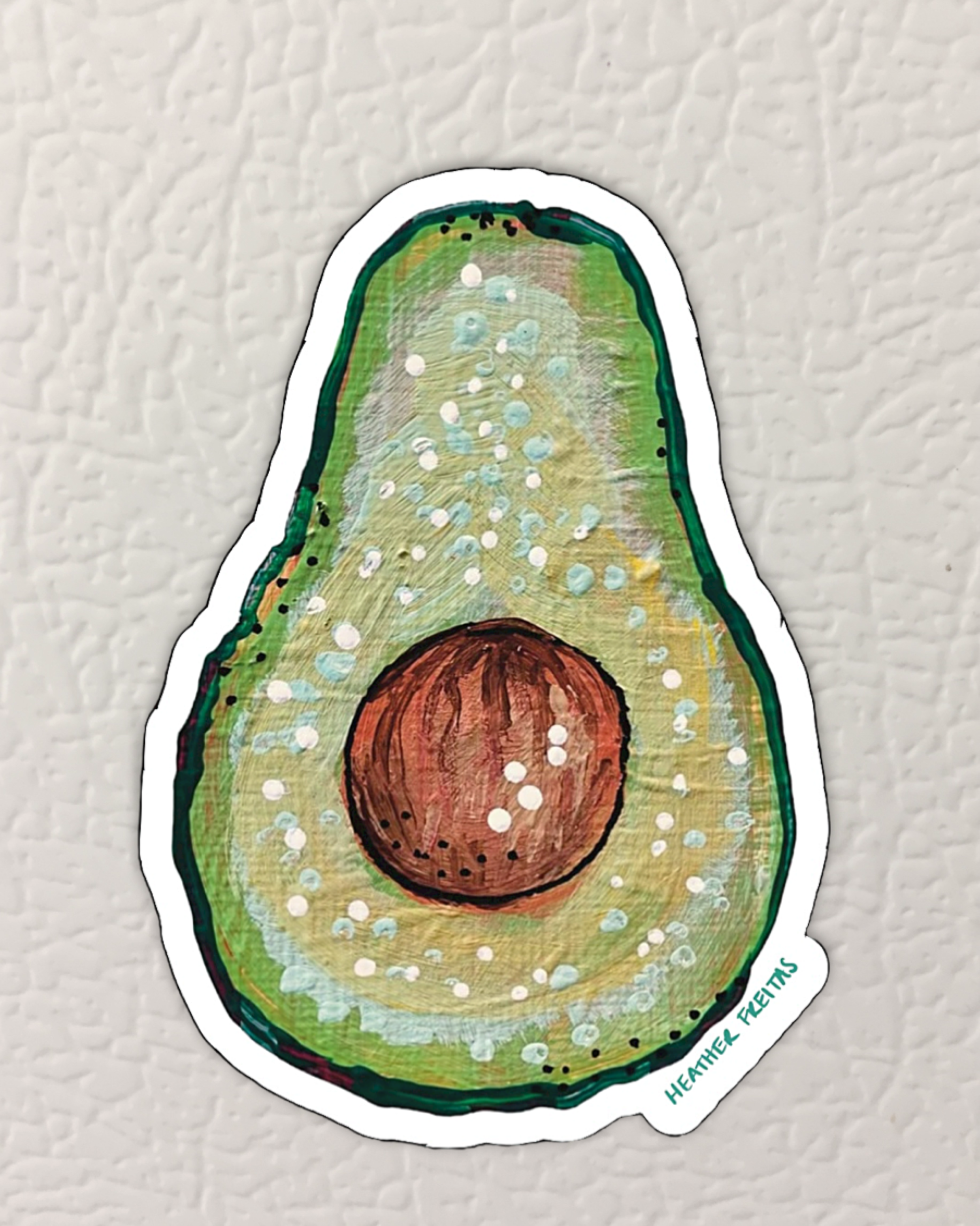 Avocado Magnet ( Die-Cut )