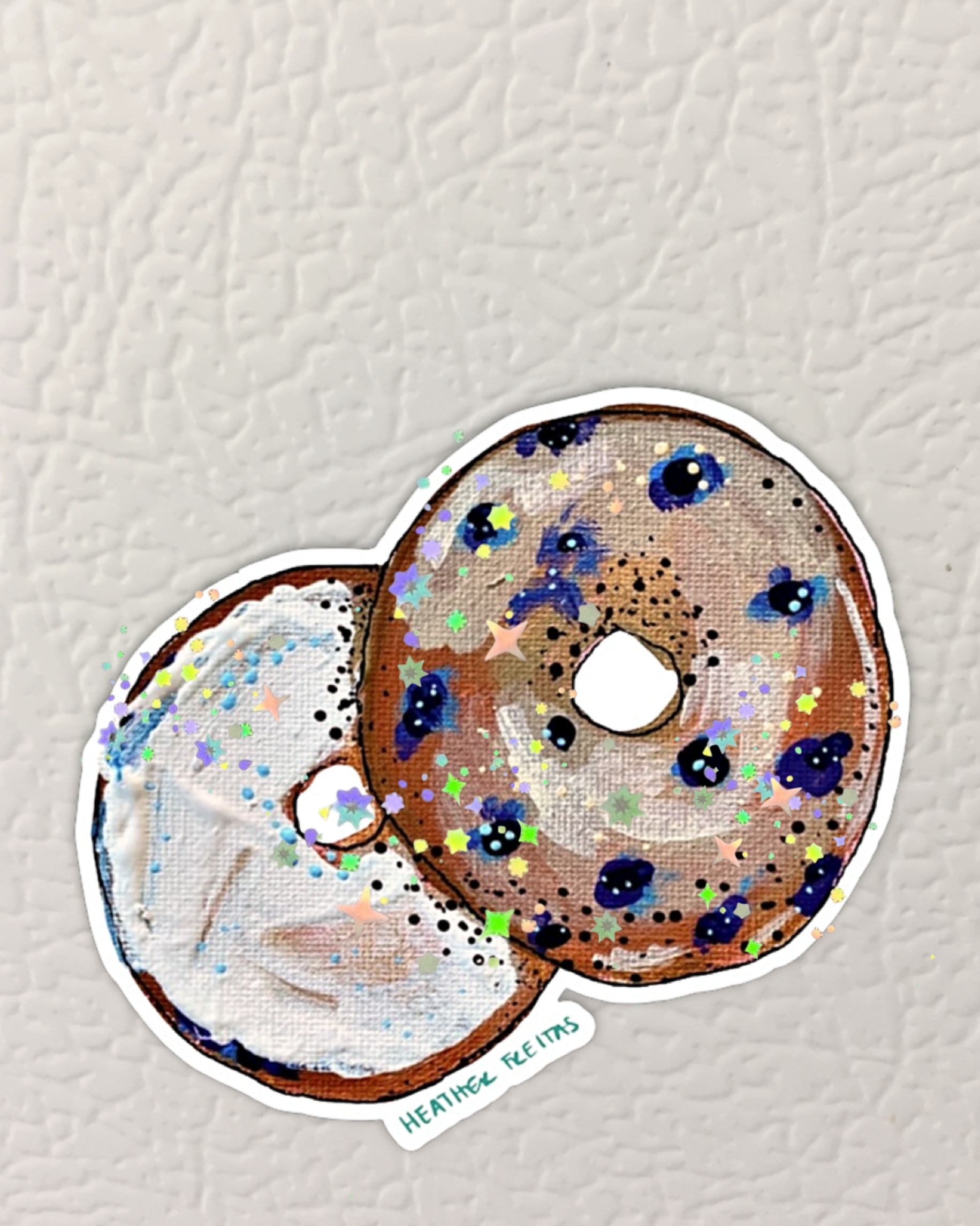 Bagel Magnet ( Die-Cut )