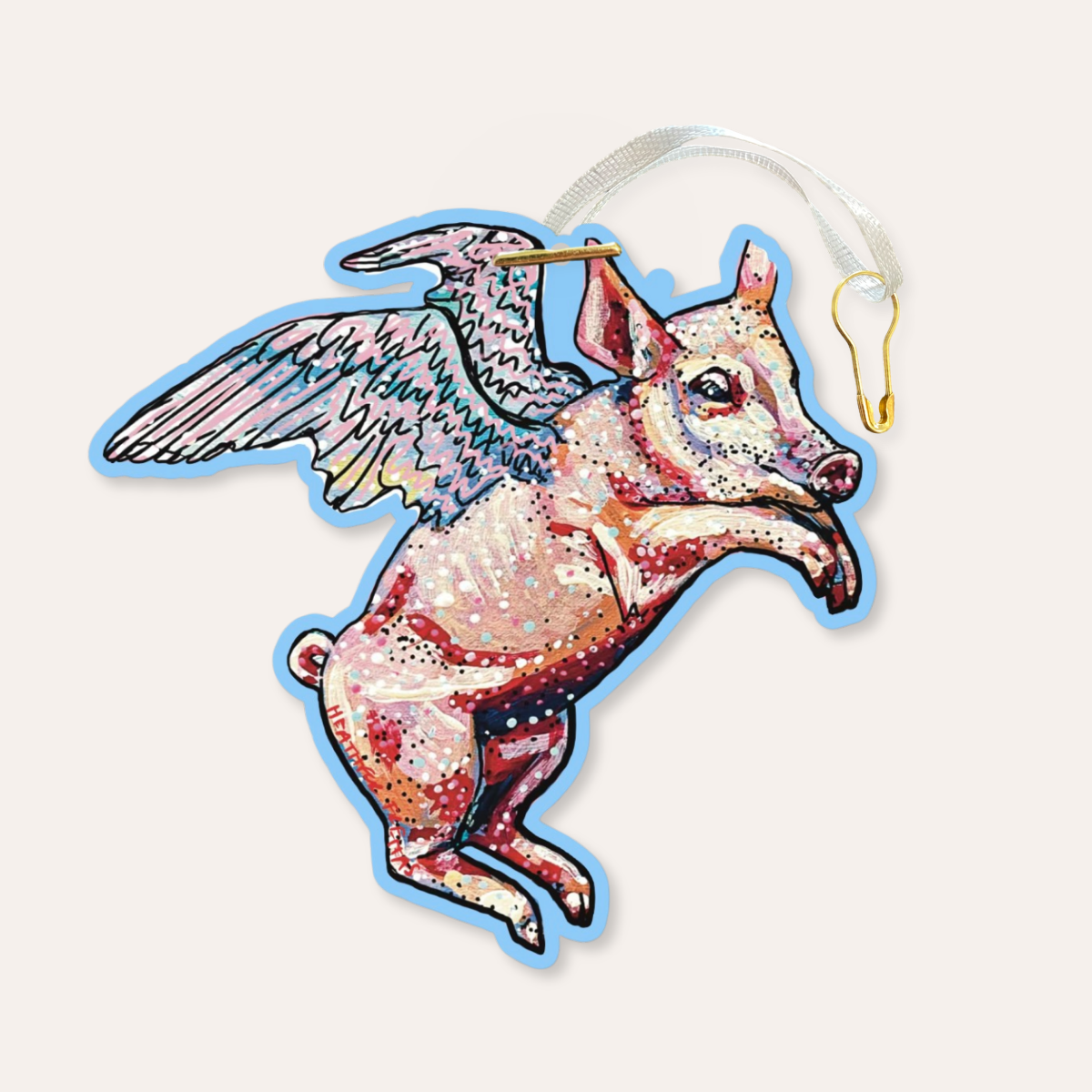 Flying Pig Gift Tag
