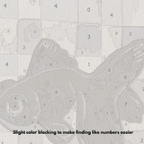 Black Moor Goldfish - Paint by Numbers Kit