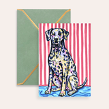 Dalmatian Dog Fine Art Greeting Card
