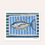 Yellow Fin Tuna Hand Signed Fine Art Print